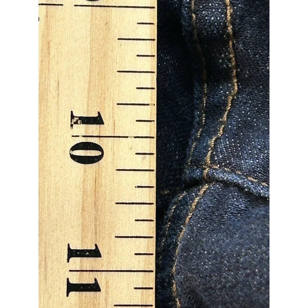 Lane Bryant Jean Slim Bootcut Y2K Genius Fit Stretch Women Plus Sz 14P Blue Dark